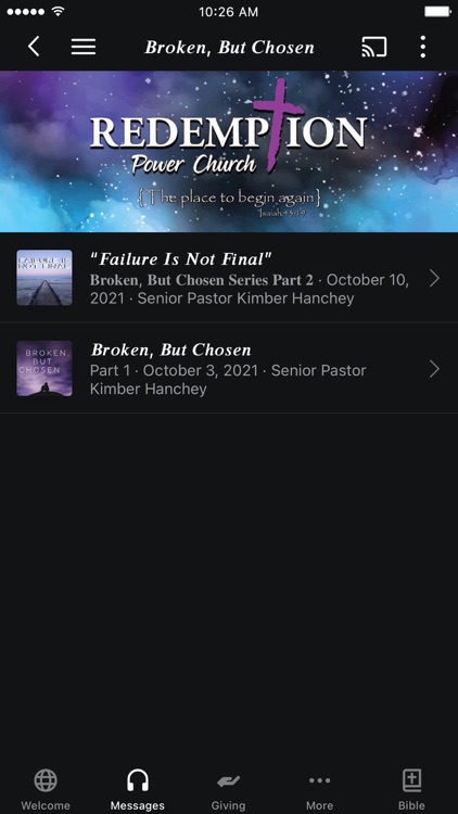 Redemption Power Church App