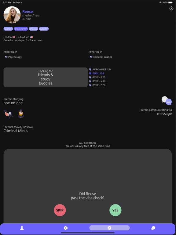 Screenshot #5 pour Demic: Connect With Classmates