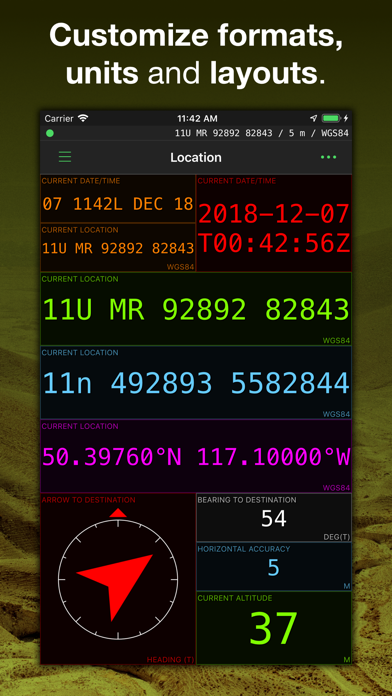 MilGPS screenshot1