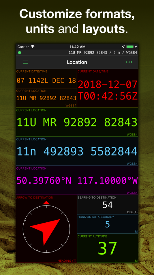 #5. MilGPS (iOS) 由: Cascode Labs Pty Ltd