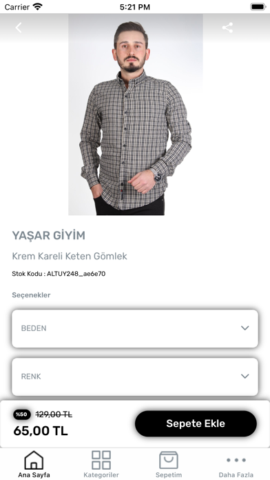 Yaşar Giyim Screenshot