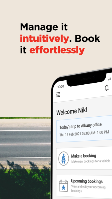 EROAD BookIt Screenshot