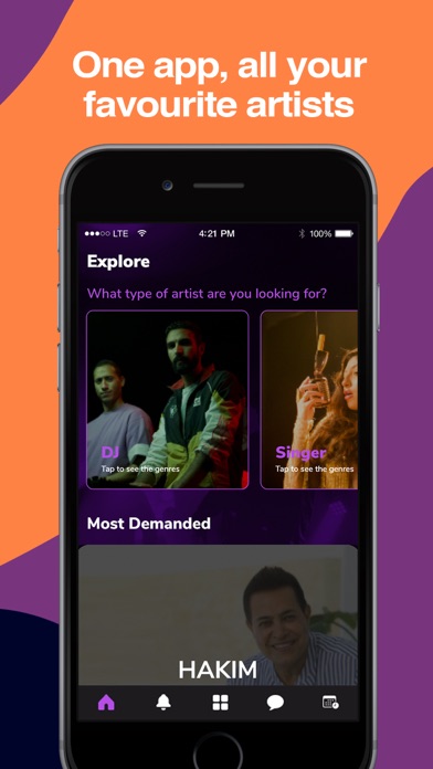LAIVENT: Book Your Artist Now Screenshot