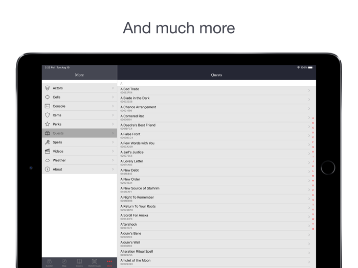 Database for Skyrim™