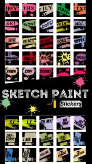 How to cancel & delete sketch paint stickers 3