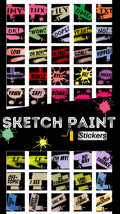 Screenshot #1 pour Sketch Paint Stickers