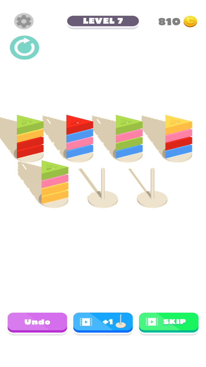 Hoop Puzzle - Sort them all