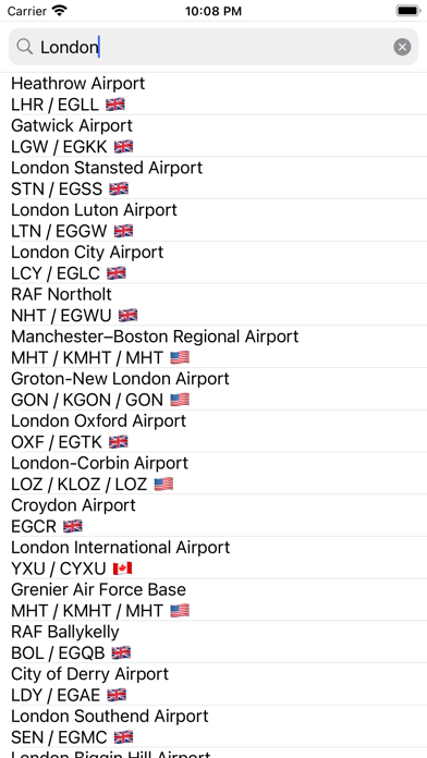 Airport ID Screenshot