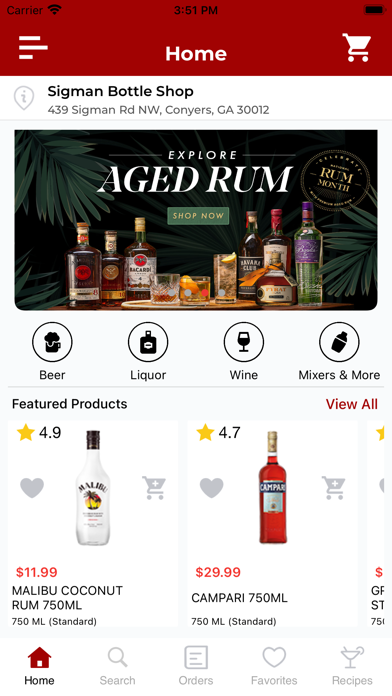 Sigman Bottle Shop Screenshot