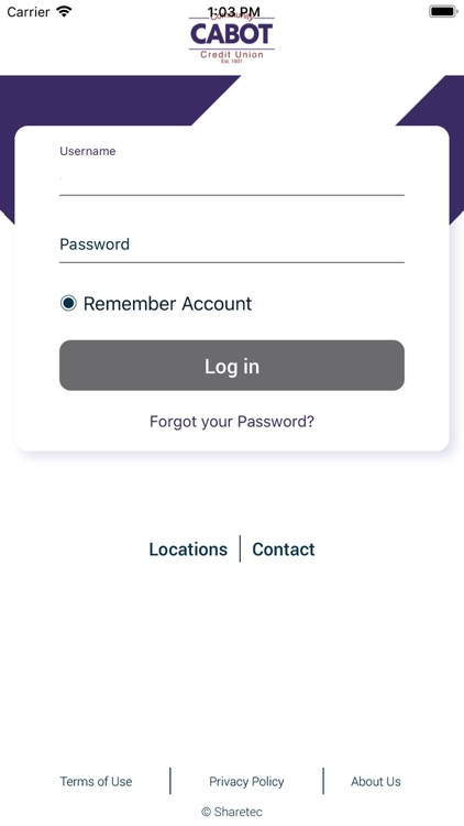 Cabot CCU Mobile Banking