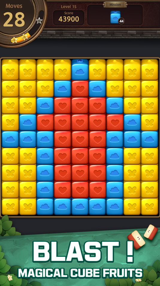 #2. Fruits Blast® : Puzzle (iOS) By: Super Day