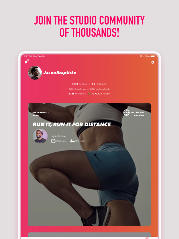 STUDIO At Home Workouts