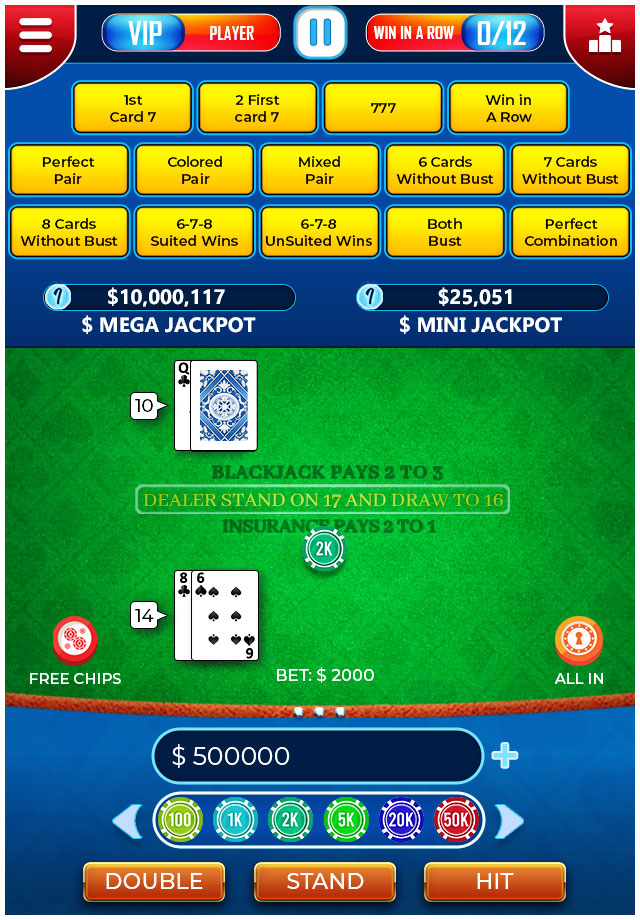 Blackjack King of Side Bets