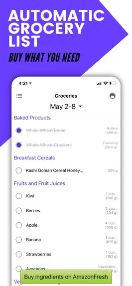 Game screenshot Prospre - Meal Planner hack