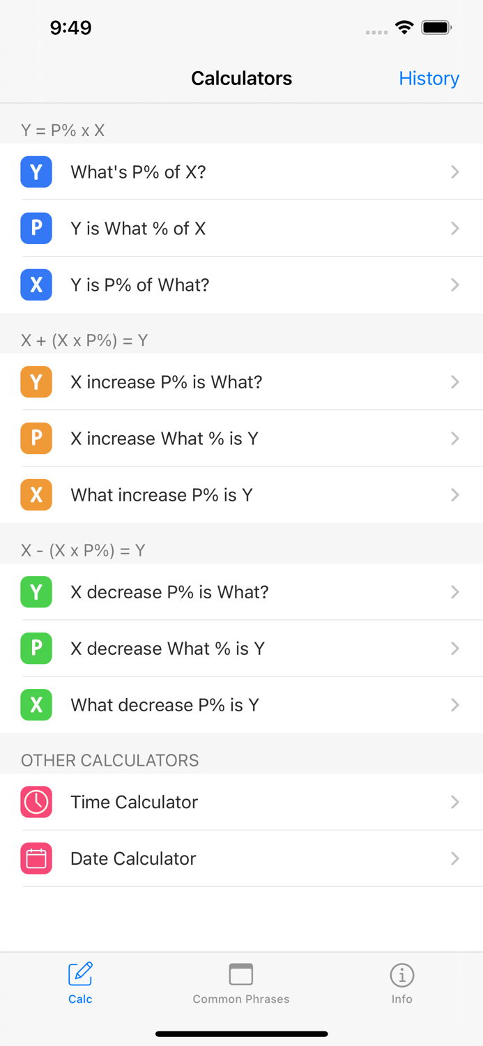 Percentage Calculator Percent