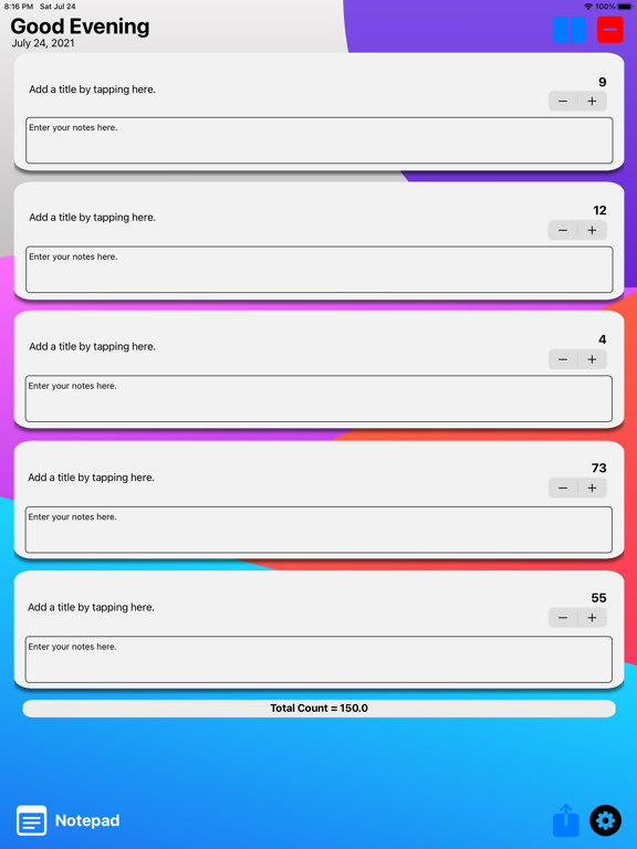 Screenshot #4 pour CounterPlusMinus