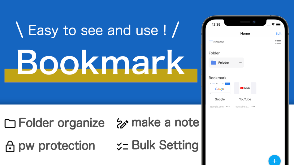 #1. Bookmarks - Manage favorites (iOS) 由: Ayumu Nishimura