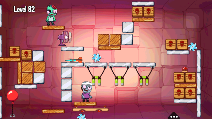 Attack Zombies - Brain Puzzle