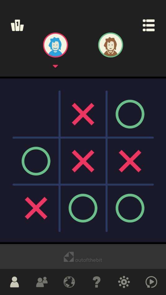 #10. Tic Tac Toe (iOS) 由: OutOfTheBit Ltd