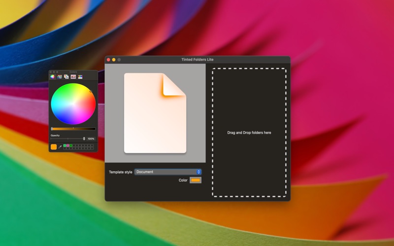 Screenshot #3 pour Tinted Folders Lite