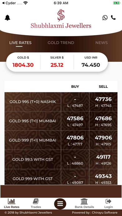 Shubhlaxmi Jewellers Screenshot