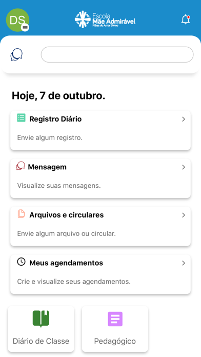 Escola Mãe Admirável Screenshot