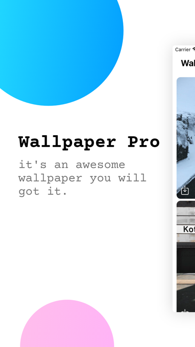 Wallpaper Pro: Cool Wallpapers Screenshot