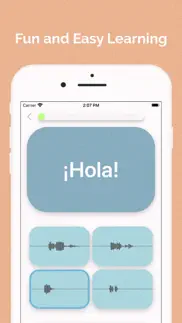 learn spanish at home iphone screenshot 2