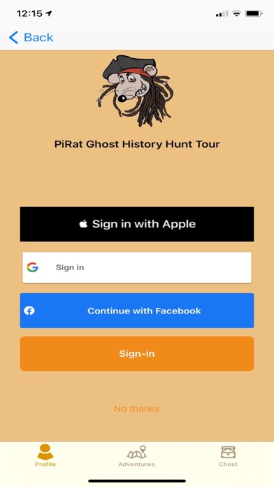 PiRat Ghost History Hunt Tour Screenshot