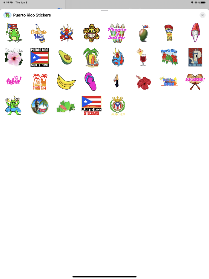 Puerto Rico Fun Stickers