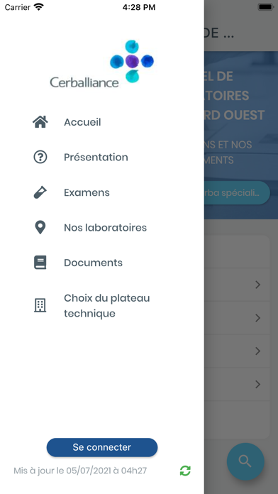 Cerballiance Nord-Ouest Screenshot