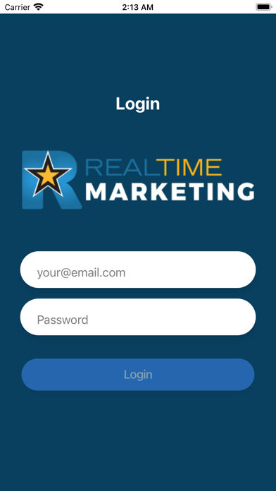 Real Time Marketing Screenshot