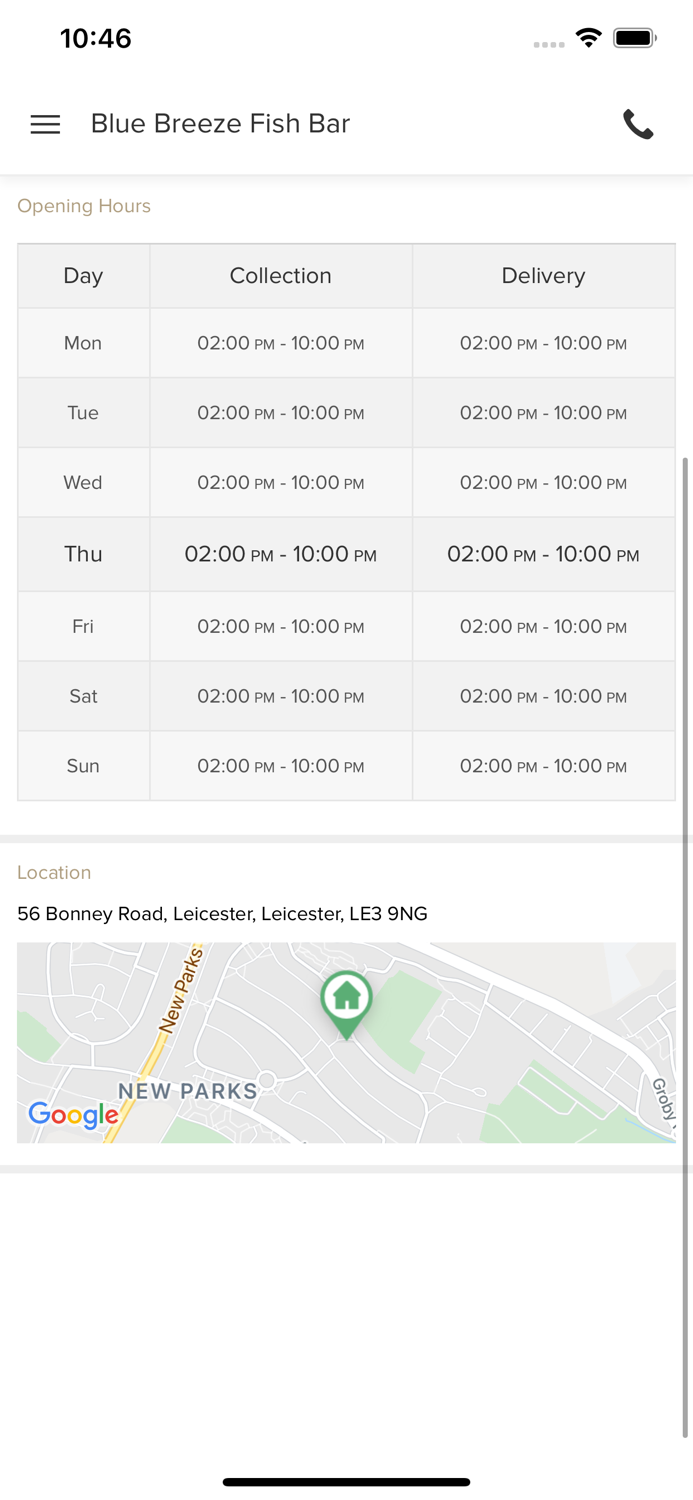 Blue Breeze Fish Bar Leicester