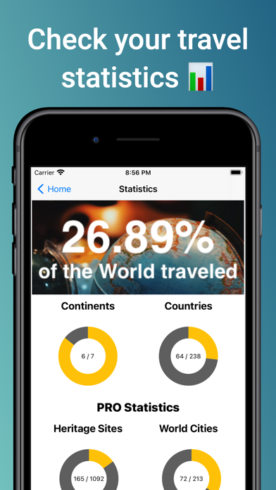 Places Been - Travel Tracker Screenshot