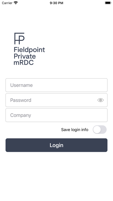 Fieldpoint Private mRDC Screenshot