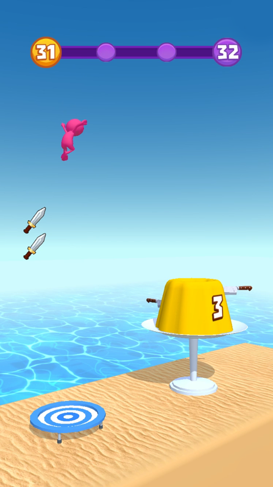 #7. Knife Jump And Hit (iOS) 由: Alexandr Chernov