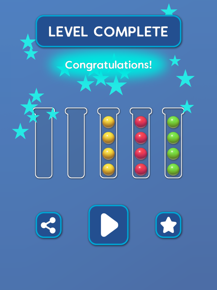 Sort Ball Arrange Color Tubes