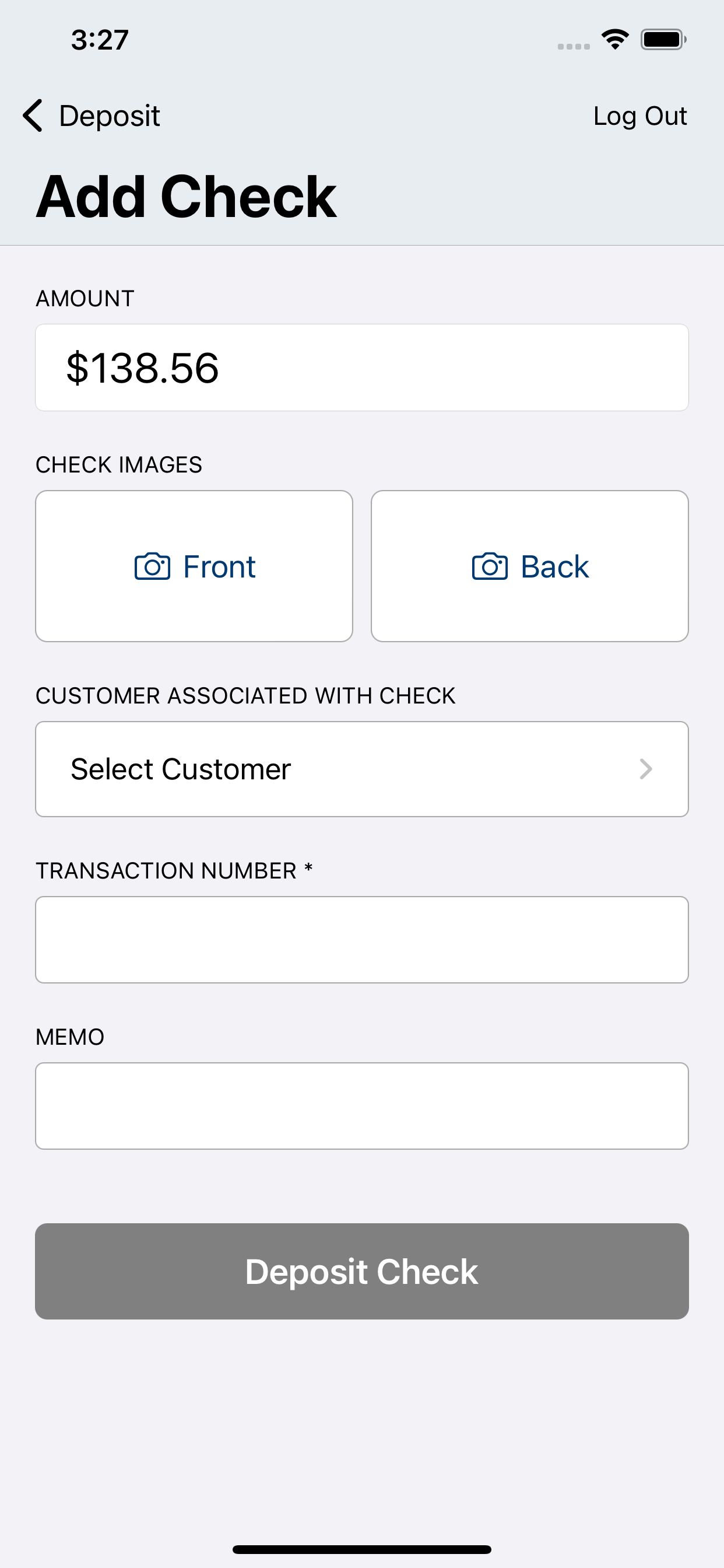 Business Mobile Remote Deposit