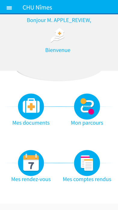 CHU Nîmes Screenshot