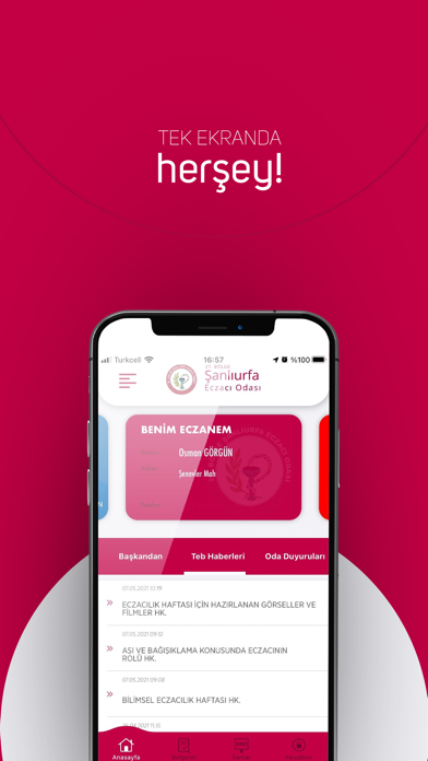 Şanlıurfa Eczacı Odası Screenshot