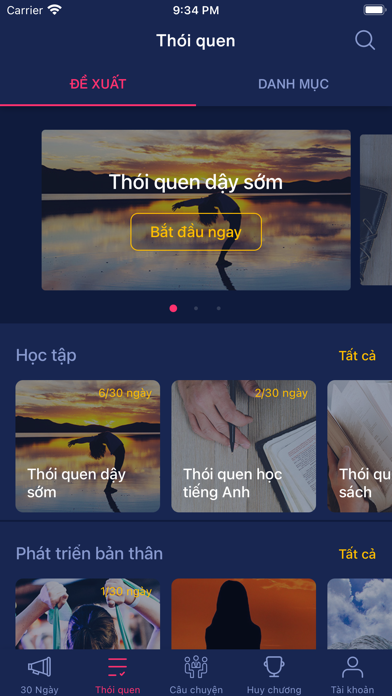 30 Ngày Thói Quen Screenshot