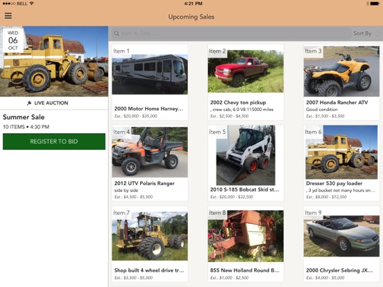 Screenshot #4 pour Hiatt Knudson Auctions