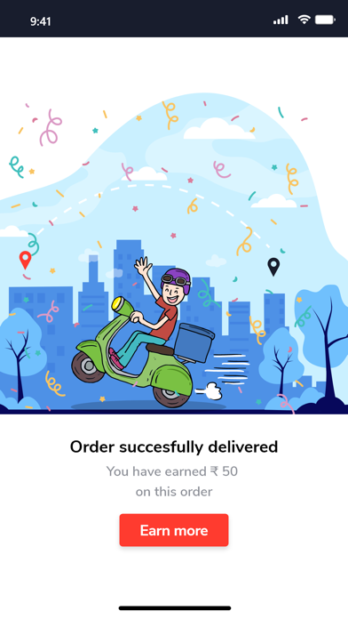 SAAS FOOD SHIPPING APP Screenshot