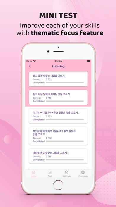 Topik Test - Learn Korean Screenshot