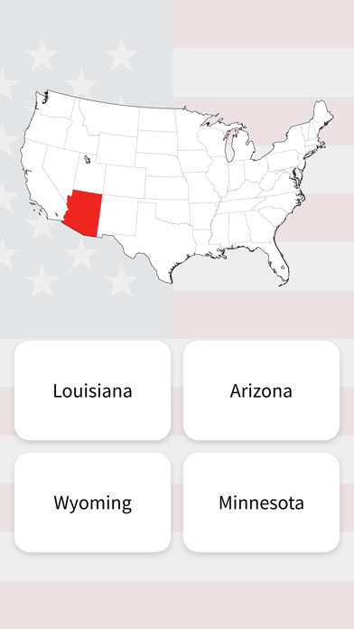 USA Quiz - Guess all 50 States Screenshot