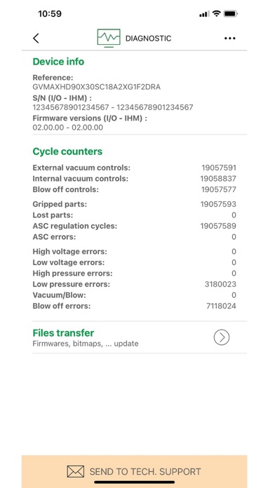 Screenshot #2 pour COVAL Vacuum Manager