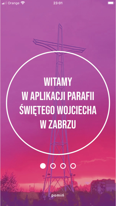 Parafia św. Wojciecha Screenshot