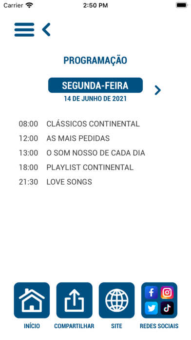 Rádio Continental - 98,3 FM Screenshot