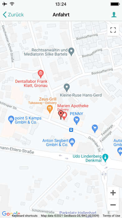 Marien Apotheke Gronau Screenshot