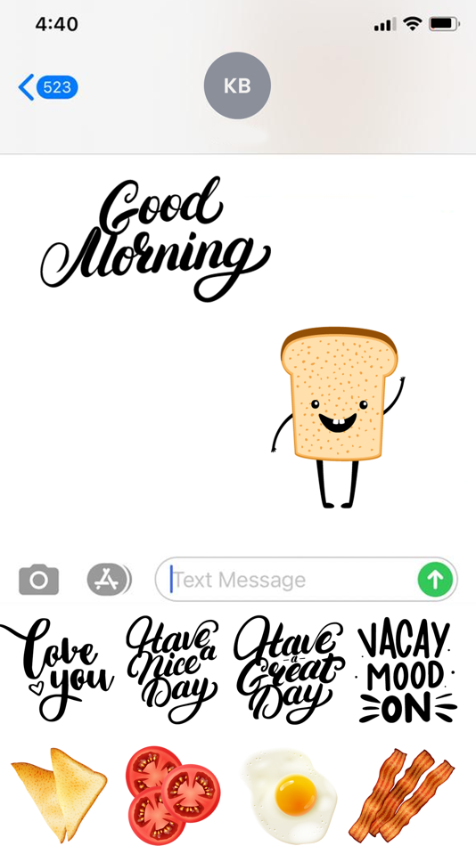 Good Morning Stickers!! - 1.0 - (iOS)